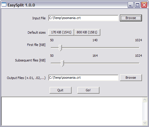 EasySplit 1.0.0 Win32